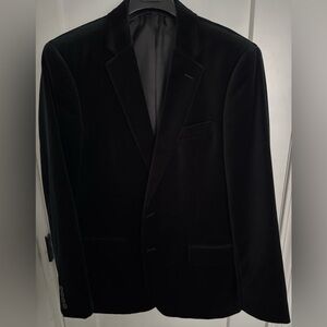 JCrew Black Velvet Thompson Blazer
